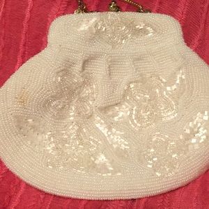 Vintage handmade beaded purse